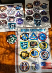 #59 - Vintage Apollo Mission Stickers And Button