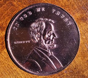 #65 - 3' Lincoln Cent - Commemorative From First Berry Lincoln Store