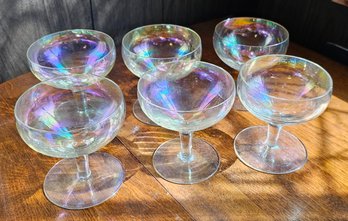 #81 - 6 Iridescent Glasses
