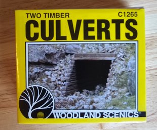 #118 - 2 Timver Culverts Woodland Scenics