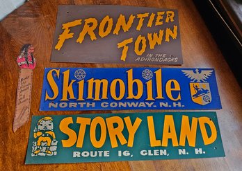 #45 - Vintage Amusement Park Signs & Bookmark