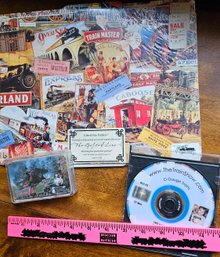 #84 - Train Folders, Ruler,  Cards
