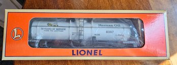 #111 - Lionel  1997 Nassau Lionel Operating Engineers Keenan Oil Tank Car 6- 52122