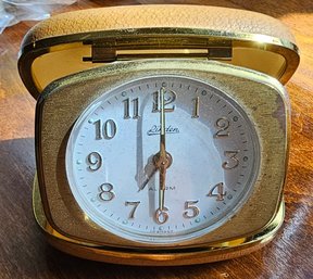 #162 - Vintage German Linden Travel Alarm Clock