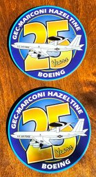#164 - 2 Boeing 25 Year Commemoratives