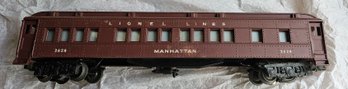 #55 - Lionel Madison Manhattan Passenger Car 2628