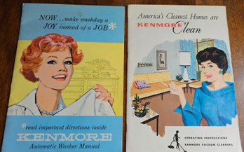 #101 - Vintage Kenmore Vacuum & Washing Machine Manuals