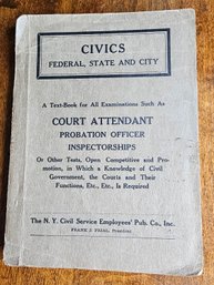 #103 - 1920s Civics, Federal,  State And City