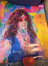 #78 -1994 LeRoy Neiman Poster Of Howard Stern 27 X 33