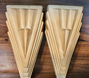 #2 - Pair Of Ellis Davison Art Deco Wall Pockets