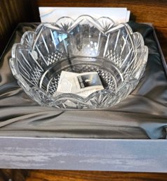 #43 - NIB Waterford Crystal Wishing Well Bowl With Paperwork