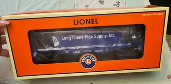 #157 - Lionel 2008 Long Island Flatcar W/pipes 6-52480