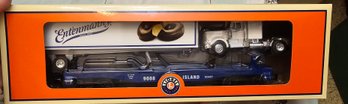 #185 ' Lionel Entenmanns  Trailer On Flatcar 6- 52497