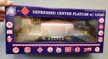 #28 - Aristo Trains Depressed Center Flatcar W/Load #19593