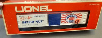 #33 - Lionel Beech Nut Boxcar 6-7703