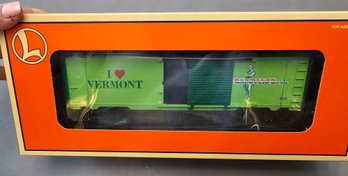 #41 - Lionel I Love Vermont Boxcar 6-19989