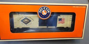 #43 - Lionel I Love Delaware Box Car 6-29908