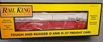 #66 - Rail King Dresser Industries 50' Double Door Plugged Boxcar