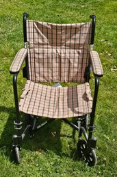 #119 - Drive Wheelchair- Plaid Print - Nice Condition