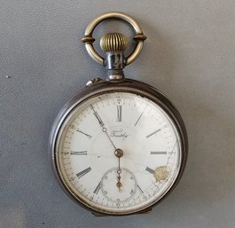 #160 - Antique Trusty Silver Pocket Watch