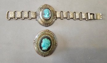 #186 - Matching Bracelet & Brooch