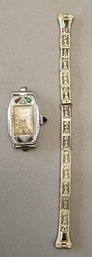 #194 - Vintage 14k Gf Bulova Watch W/ Anne Louise Band