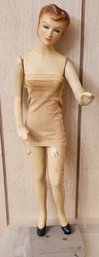 #1 - 1930s Art Deco Mannequin Lingerie Store Display With Original Clothing