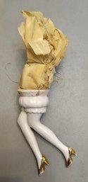 #7 - German Porcelain Half Doll Legs
