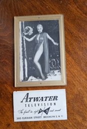 #34 - Atwater Television Lenticular Picture Of  Sexy 'dancer'