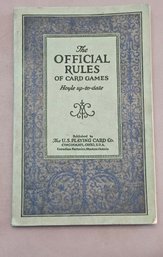 #85 - 1939 Hoyles Official Rules To Card Games