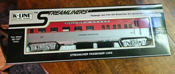 #179 - K Line Streamliners Passenger Car Golden Harvest