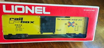 #136 - Lionel Rail Boxcar 6-9767