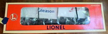 #202 - Lionel 1997 T.T.O.S. NYC Flatcar With Gleason & Sasib Railway Trailers 6-52114