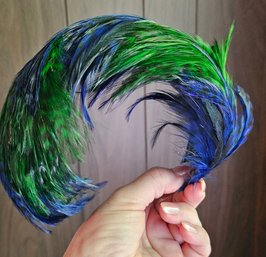 #354 - Feather Bandeau Hat