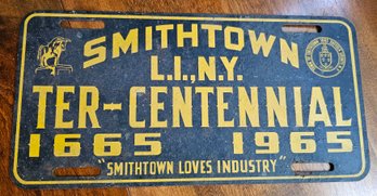 #369 - 1965 Smithtown Long Island Ter-centennial Plate
