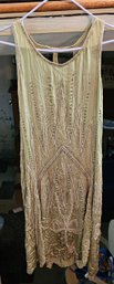 #370 - Amazing Dress Circa 1920s - Check Out The Beadwork- All Hand Done
