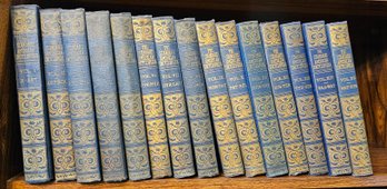 #130 - 1937 Complete Set Of Encyclopedias Numbers 1- 15