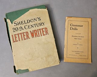 #155 - 1901 Letter Writer & 1929 Grammar Drills