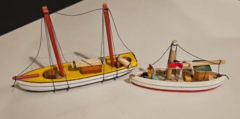 #227 - 2 Wood Boats