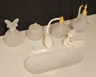 #214 - Frosted Dresser Set