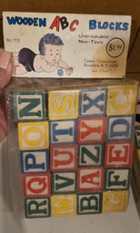 #253 - Vintage ABC Blocks Still Sealed