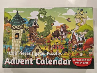 #5 - Brand New Sealed In Package - 1008 Piece Jigsaw Puzzle Adventure Calendar