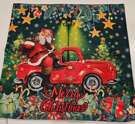 #29 - Brand New Christmas Zippered Pillow Cover 19' Square