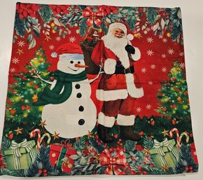 #31 - Brand New Christmas Zippered Pillow Cover 19' Square