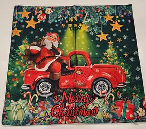 #33 - Brand New Christmas Zippered Pillow Cover 19' Square