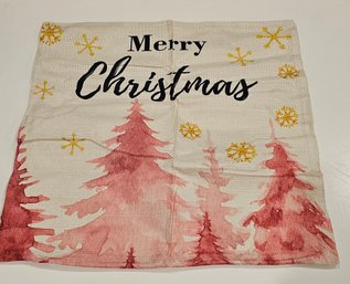 #36 - Brand New Christmas Zippered Pillow Cover 19' Square