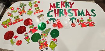 #71 - Brand New Grinch Party Pak Decorations