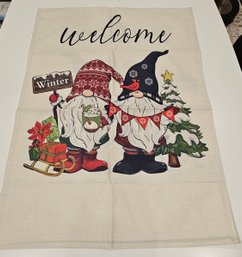 #72 - Brand New Gnome Welcome Flag 39' X 27'