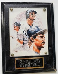 6x8 Don Matting Plaque  - J