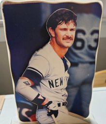 3D Don Mattingly Photo On Stand 7 X 6 -J